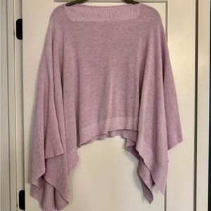 Lululemon Athletica Lavender Forward Flow Knit Poncho/Cape